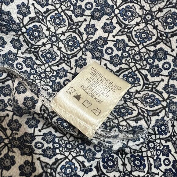 Max Studio Pants 3X Womens Plus Size Cropped Wide Leg Crepe Pull On Batik Blue - Picture 9 of 9